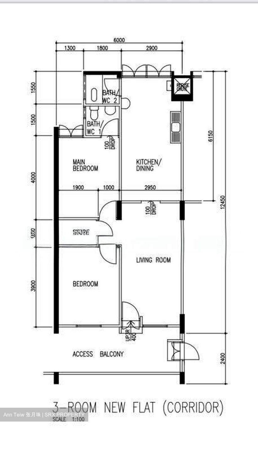 Blk 341 Clementi Avenue 5 (Clementi), HDB 3 Rooms #634921341